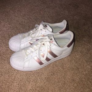 adidas superstar rose gold